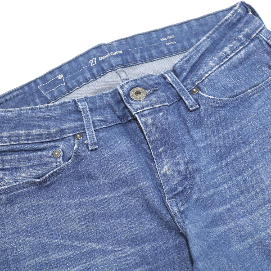 LEVI'S Womens Jeans Blue Slim Skinny Denim Medium W27 L32 Stretch Cotton Blend