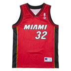 CHAMPION Miami Heat Mens Jersey Red Sleeveless M