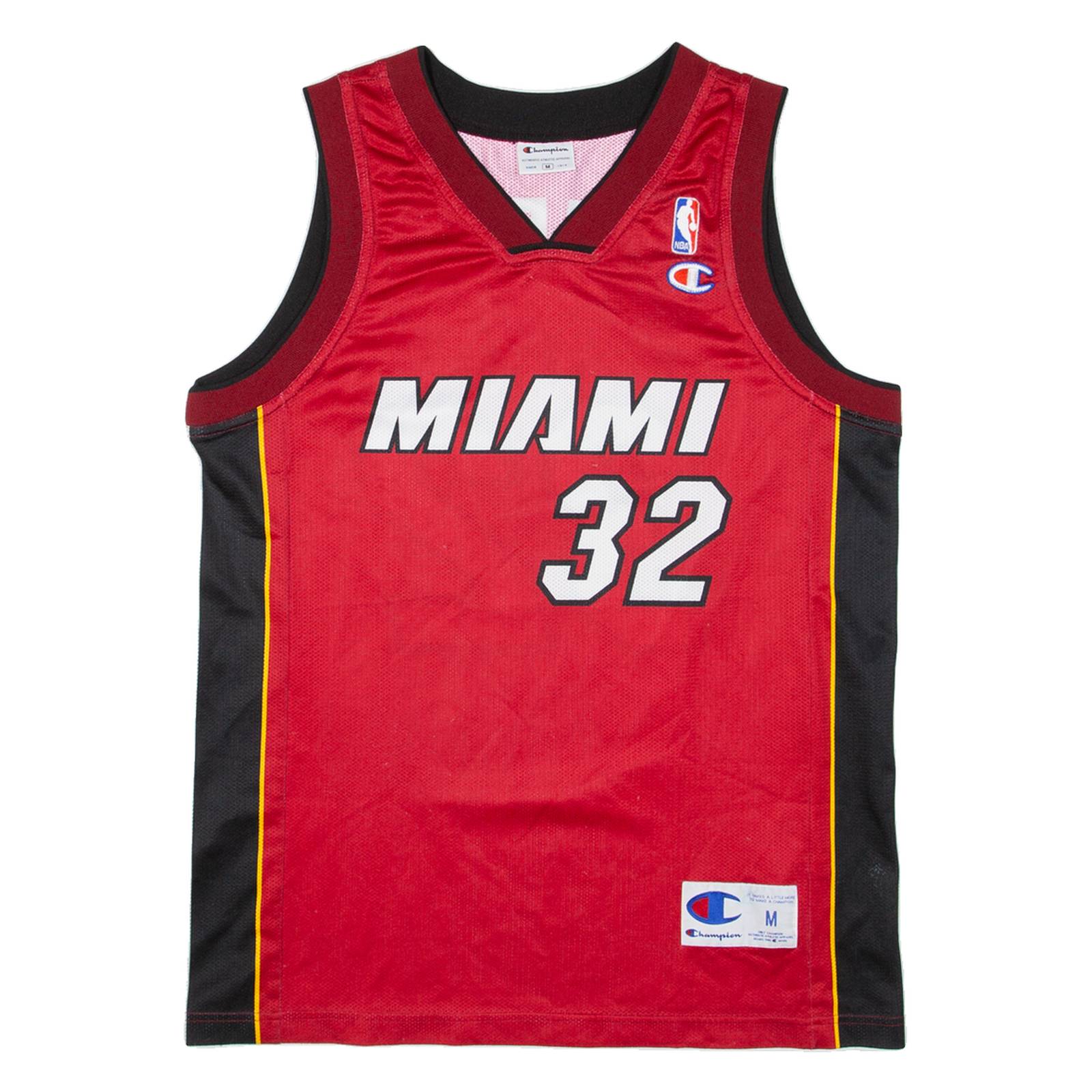CHAMPION Miami Heat Mens Jersey Red Sleeveless M