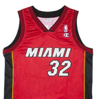 CHAMPION Miami Heat Mens Jersey Red Sleeveless M