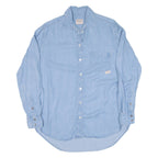 GUESS Womens Denim Shirt Blue Long Sleeve S