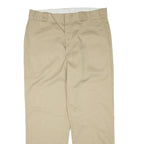 DICKIES Mens Trousers Beige Regular Straight W36 L30