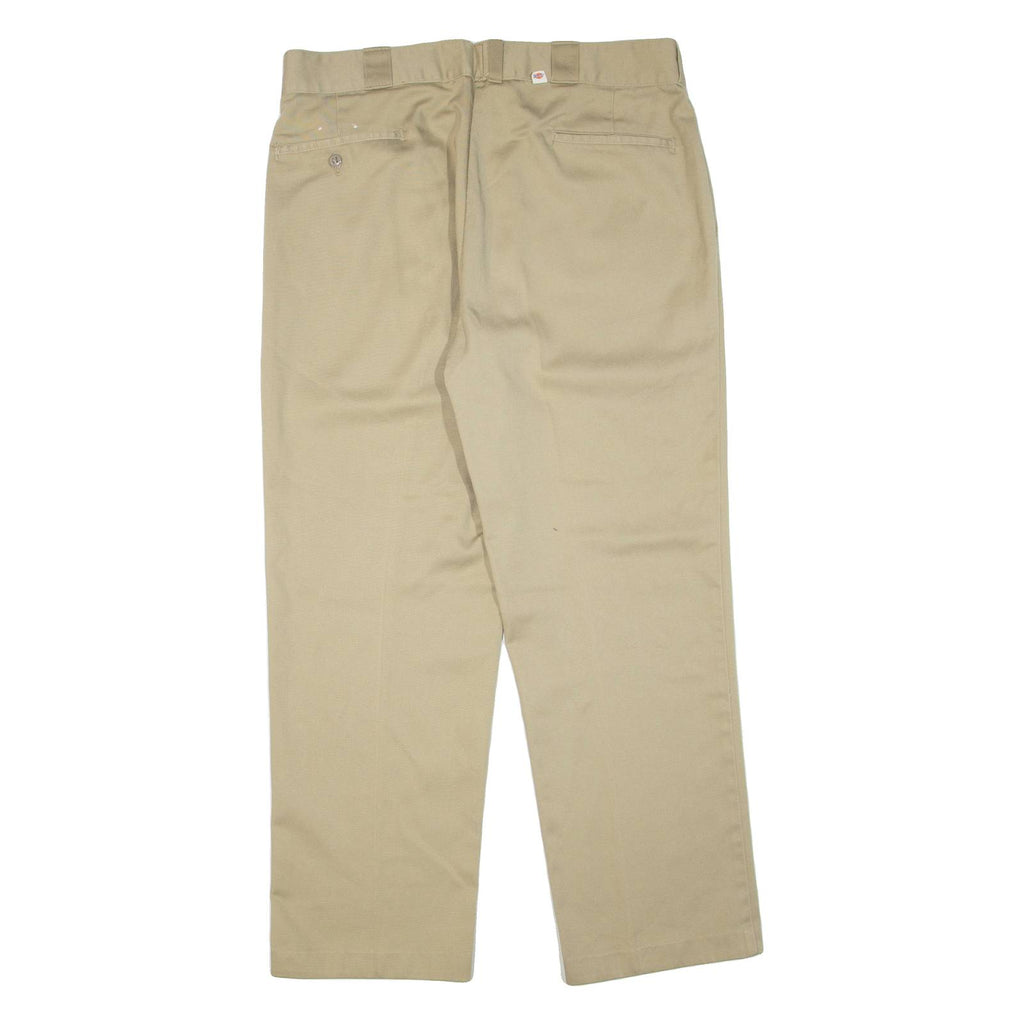 DICKIES Mens Trousers Beige Regular Straight W36 L30