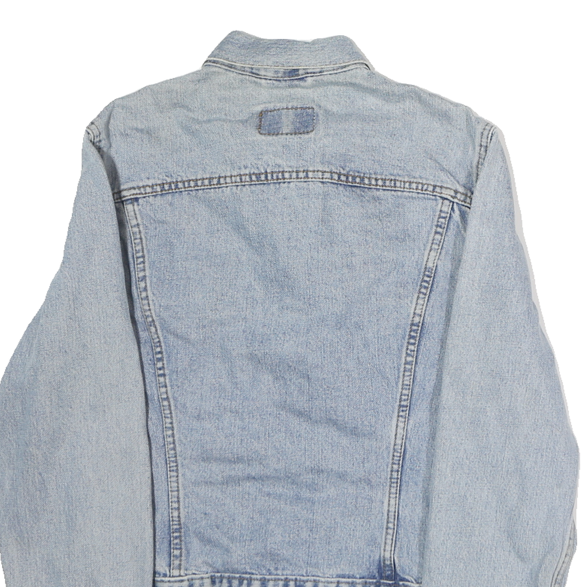 LEVI'S Womens Blue Denim Cotton Button Jacket M Classic Fashion
