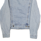 LEVI'S Womens Blue Denim Cotton Button Jacket M Classic Fashion