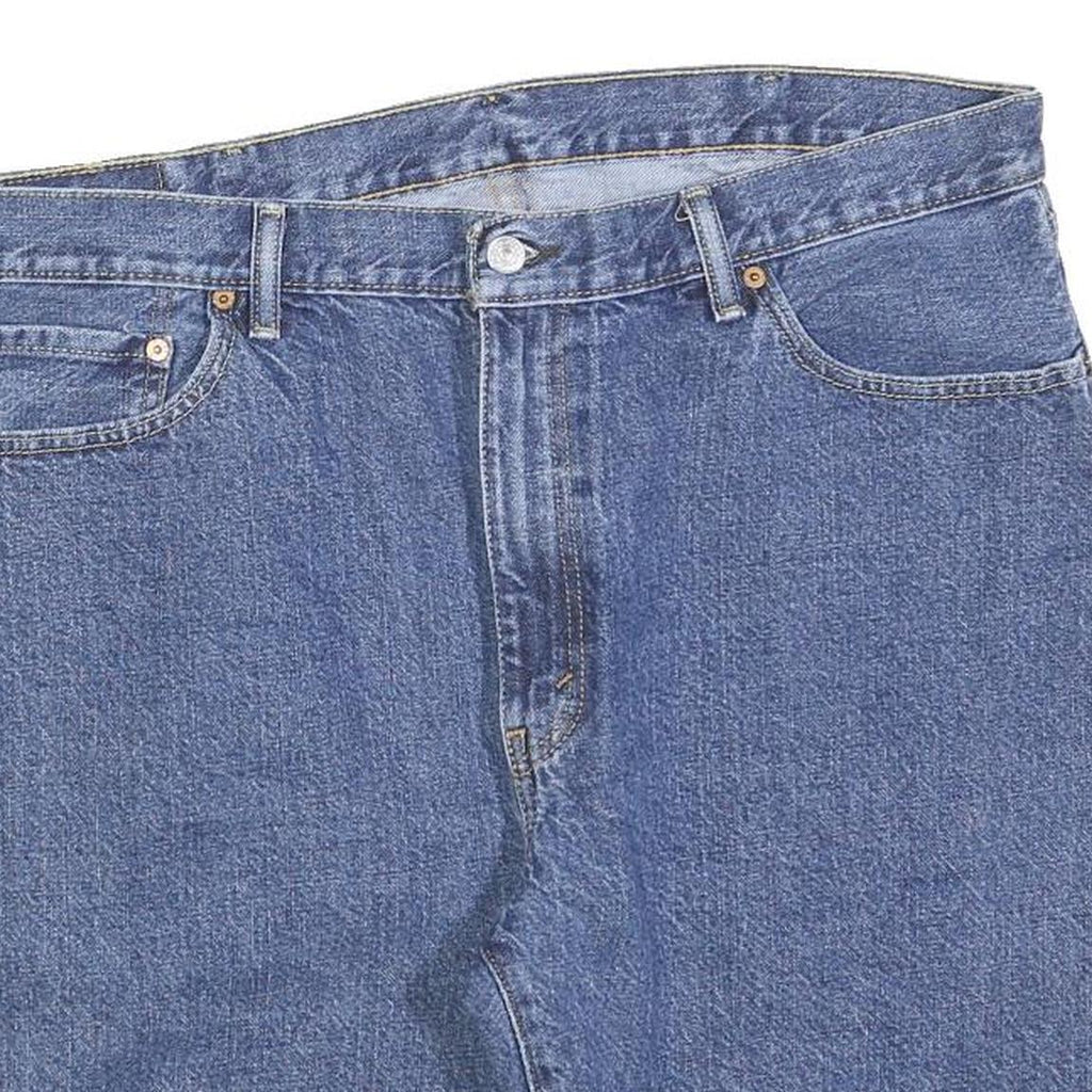 LEVI'S Mens Shorts Blue Denim Classic 2XL W40 Cotton Blend Comfortable Casual