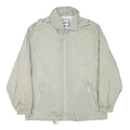 NEYELLE Womens Beige Jacket XL Polyester Blend Plain Zip Lightweight Casual