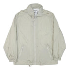 NEYELLE Womens Beige Jacket XL Polyester Blend Plain Zip Lightweight Casual