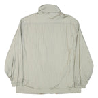 NEYELLE Womens Beige Jacket XL Polyester Blend Plain Zip Lightweight Casual