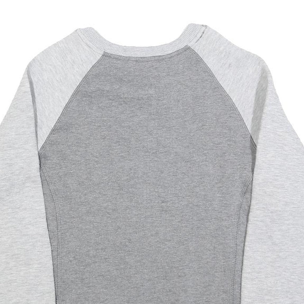 TOP OF THE WORLD Womens Grey & Light Grey Ohio State Buckeyes Crew Neck S