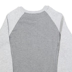 TOP OF THE WORLD Womens Grey & Light Grey Ohio State Buckeyes Crew Neck S