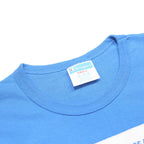 CHAMPION Mens Blue Graphic T-Shirt S Short Sleeve Crew Neck Cotton Casual