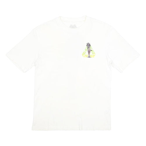 PALACE Rolls P3 Mens White Graphic T-Shirt XS Short Sleeve Crew Neck Streetwear