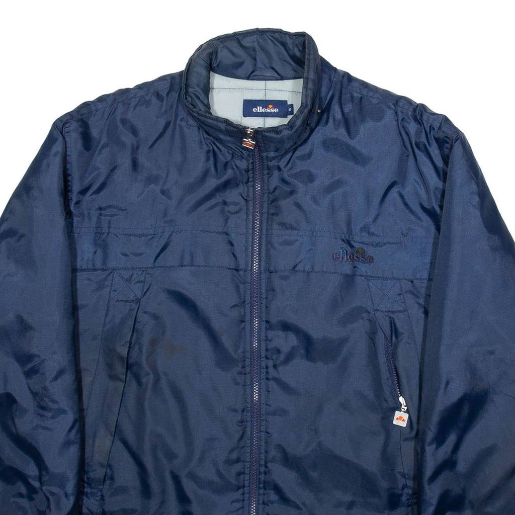 ELLESSE Mens Rain Coat Blue Nylon S