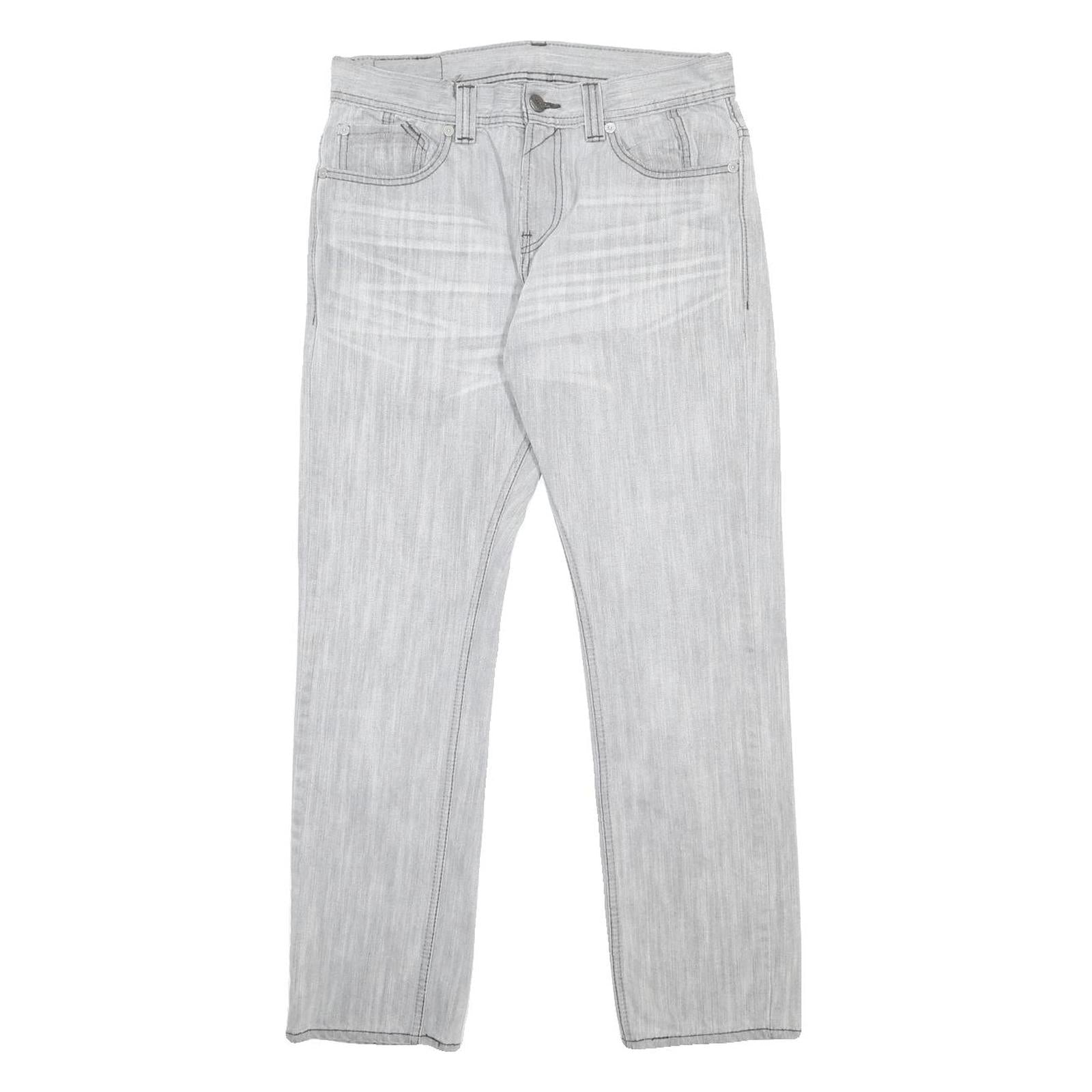 LEVI'S 511 Skinny Mens Jeans Light Blue Slim Denim W32 L30 Zip Cotton Blend