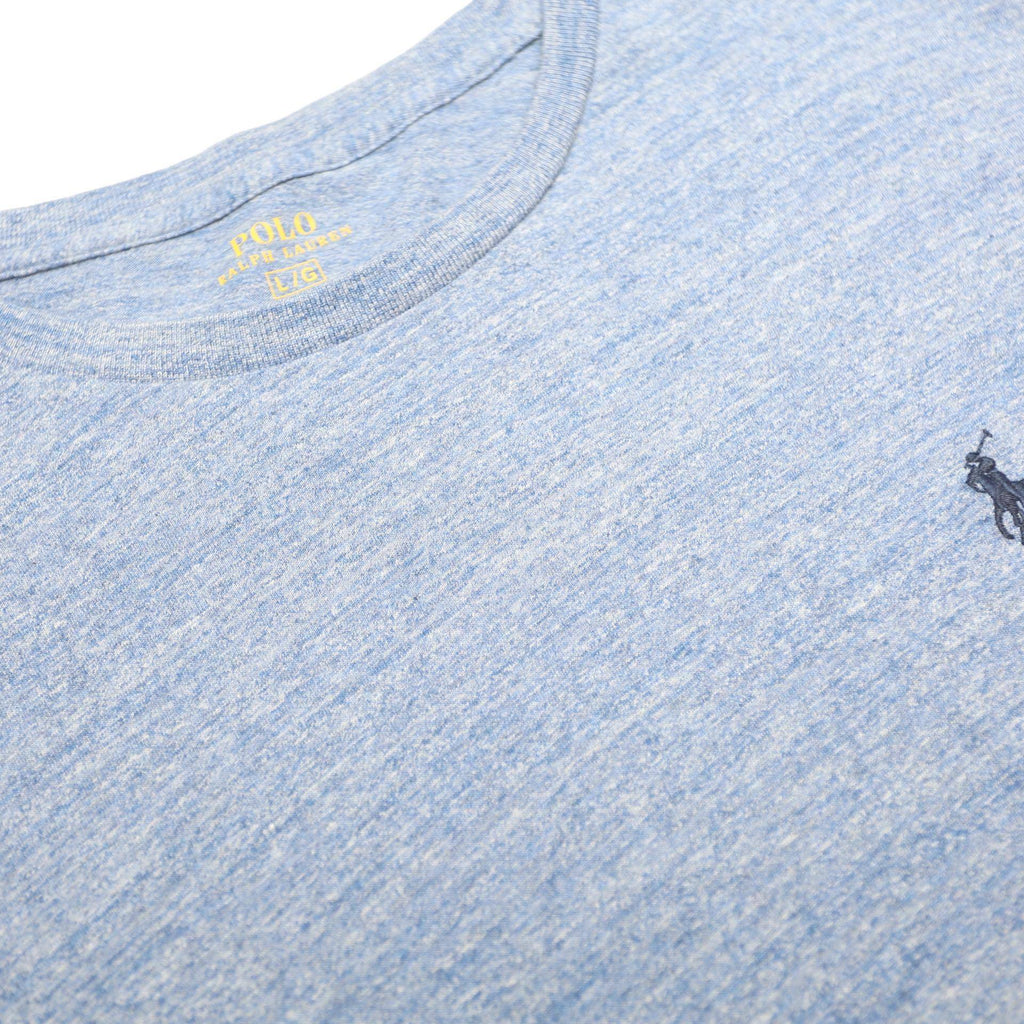 POLO RALPH LAUREN Mens Blue Long Sleeve Crew Neck Cotton T-Shirt L