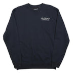 CARHARTT Mens Navy Blue Crew Neck M Cotton Blend Pullover Sweatshirt