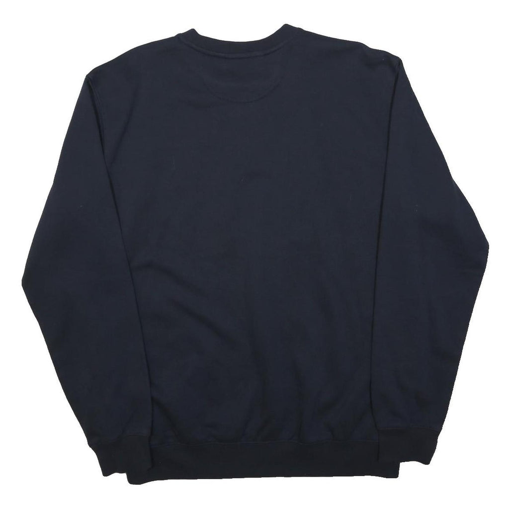 CARHARTT Mens Navy Blue Crew Neck M Cotton Blend Pullover Sweatshirt