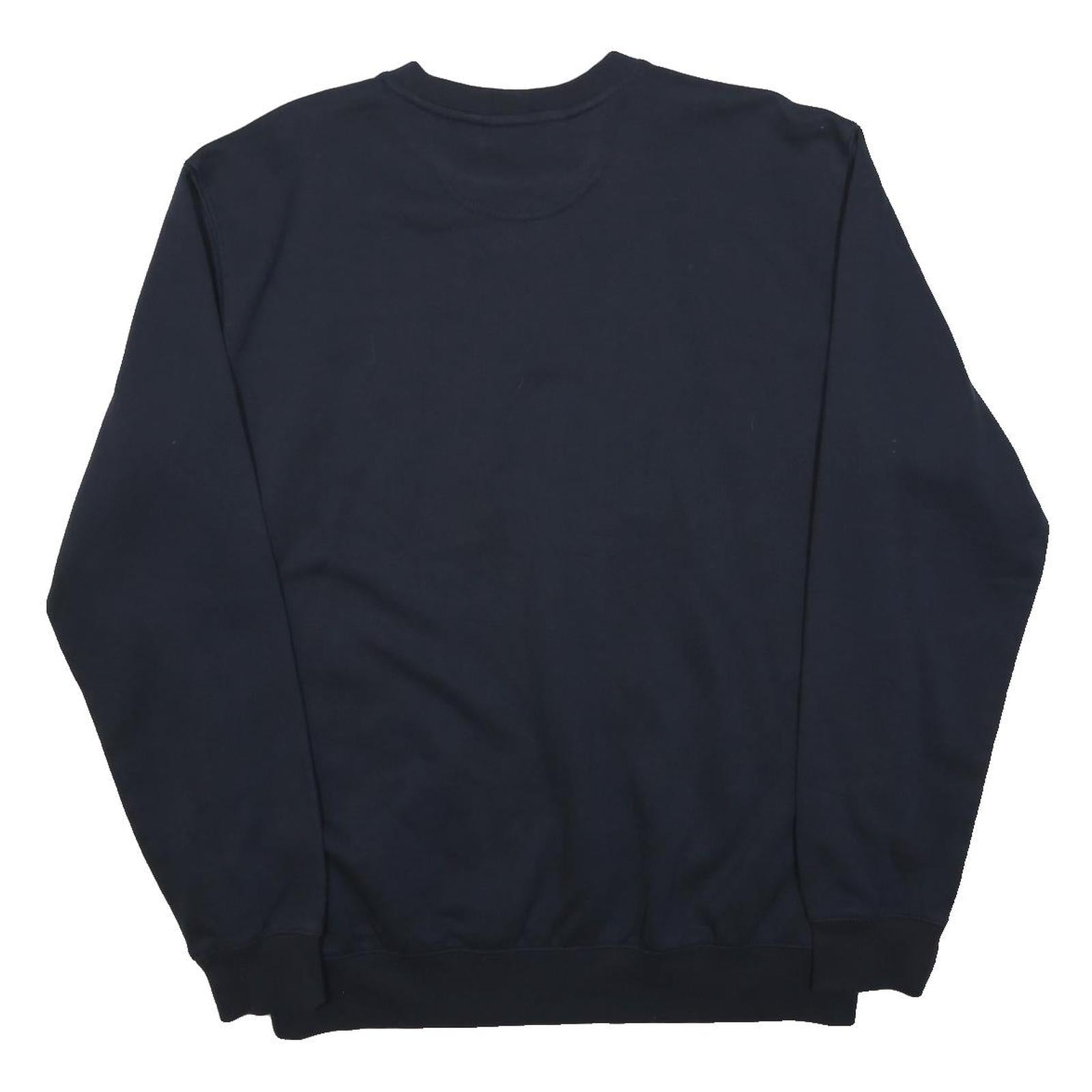 CARHARTT Mens Navy Blue Crew Neck M Cotton Blend Pullover Sweatshirt