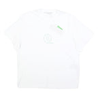 STELLA MCCARTNEY Womens White Organic Cotton Blend Graphic T-Shirt XS Short