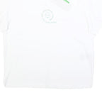 STELLA MCCARTNEY Womens White Organic Cotton Blend Graphic T-Shirt XS Short