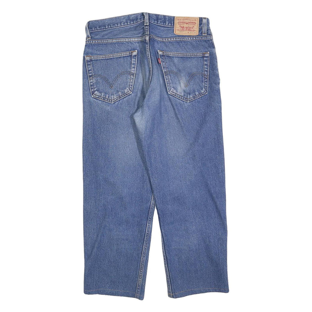 LEVI'S 550 Straight Mens Jeans Blue Relaxed Straight Denim Medium W32 L26