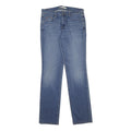 LEVI'S 505 Womens Jeans Blue Regular Straight Denim Medium W29 L34 Comfortable