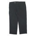 DICKIES Mens Regular Black Regular Fit Straight Leg Trousers W40 L30 Workwear