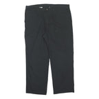 DICKIES Mens Regular Black Regular Fit Straight Leg Trousers W40 L30 Workwear