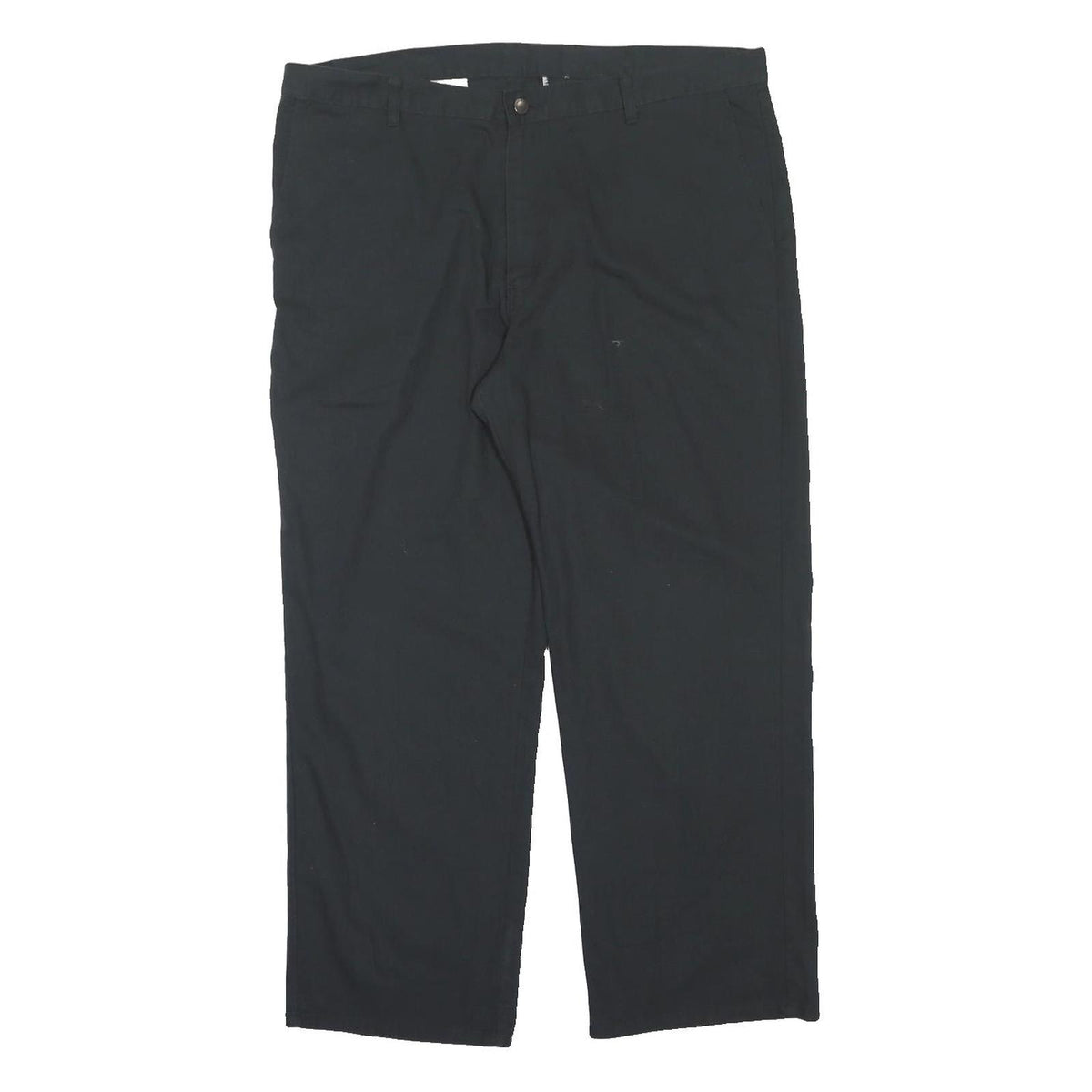 DICKIES Mens Regular Black Regular Fit Straight Leg Trousers W40 L30 Workwear