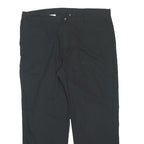DICKIES Mens Regular Black Regular Fit Straight Leg Trousers W40 L30 Workwear