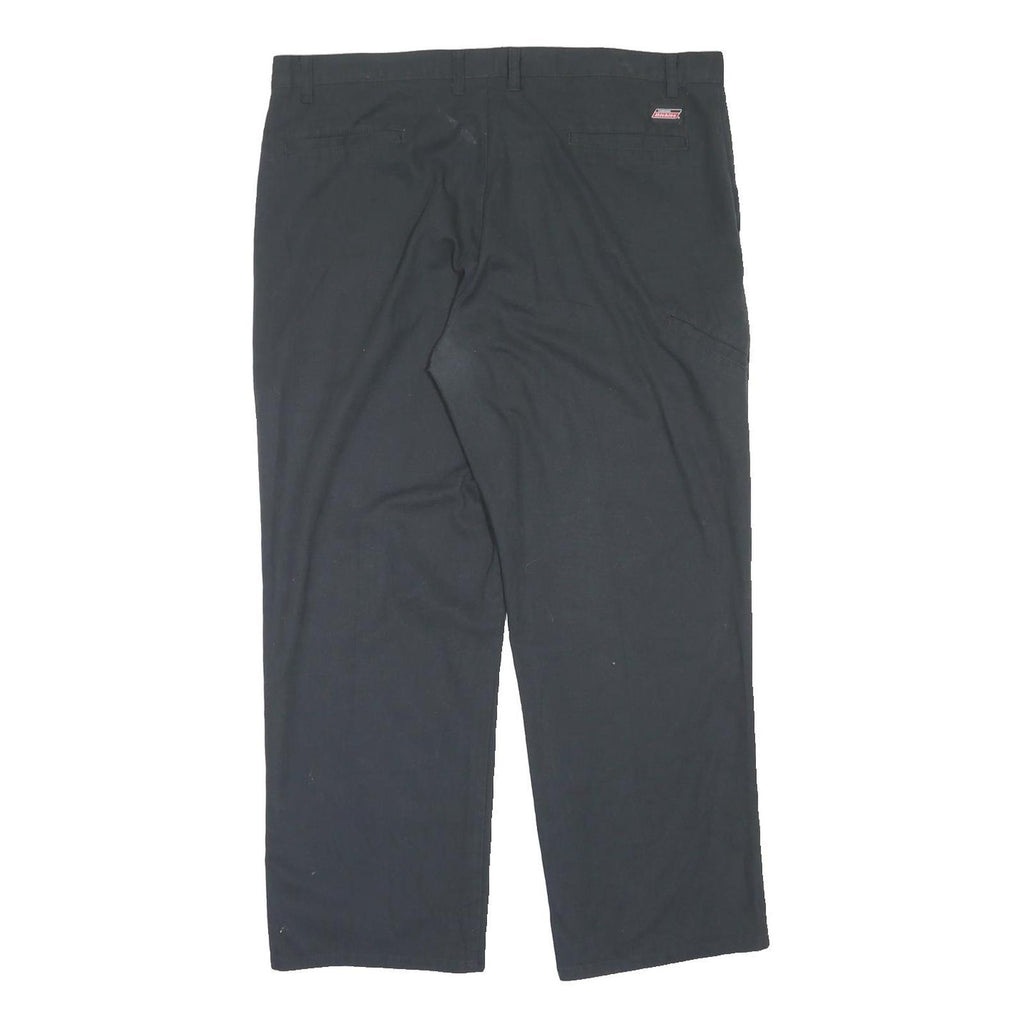 DICKIES Mens Regular Black Regular Fit Straight Leg Trousers W40 L30 Workwear