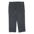 DICKIES Mens Regular Black Regular Fit Straight Leg Trousers W40 L30 Workwear