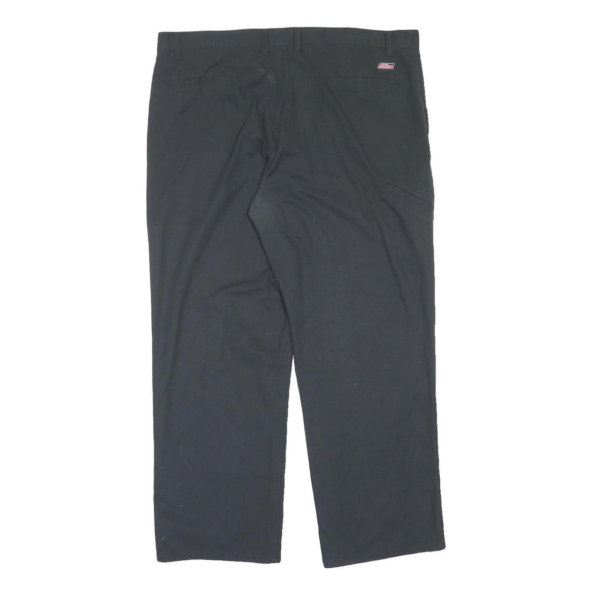 DICKIES Mens Regular Black Regular Fit Straight Leg Trousers W40 L30 Workwear