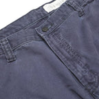 CARHARTT Mens Cotton Blue Relaxed Straight Trousers W36 L32 Workwear Casual Zip