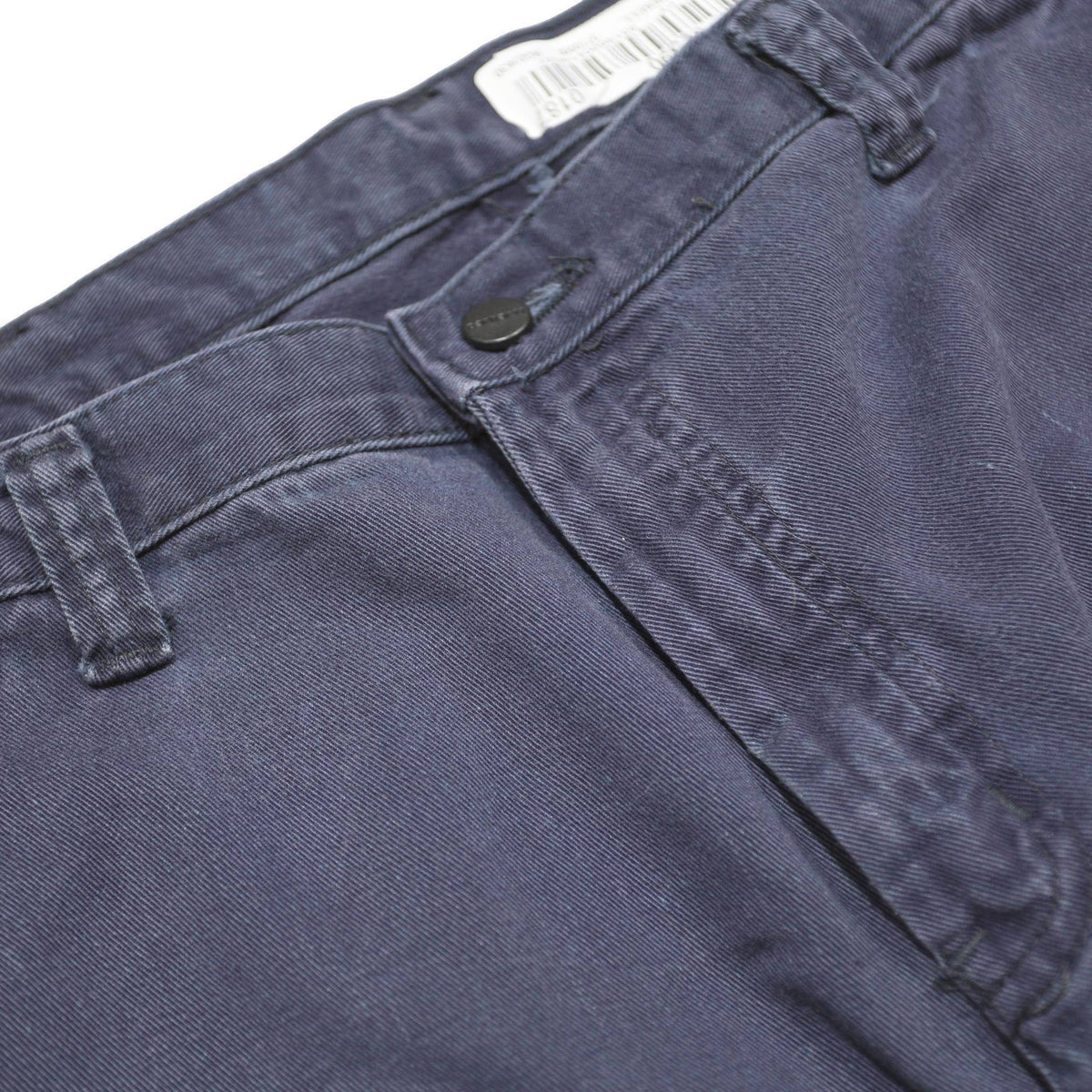 CARHARTT Mens Cotton Blue Relaxed Straight Trousers W36 L32 Workwear Casual Zip