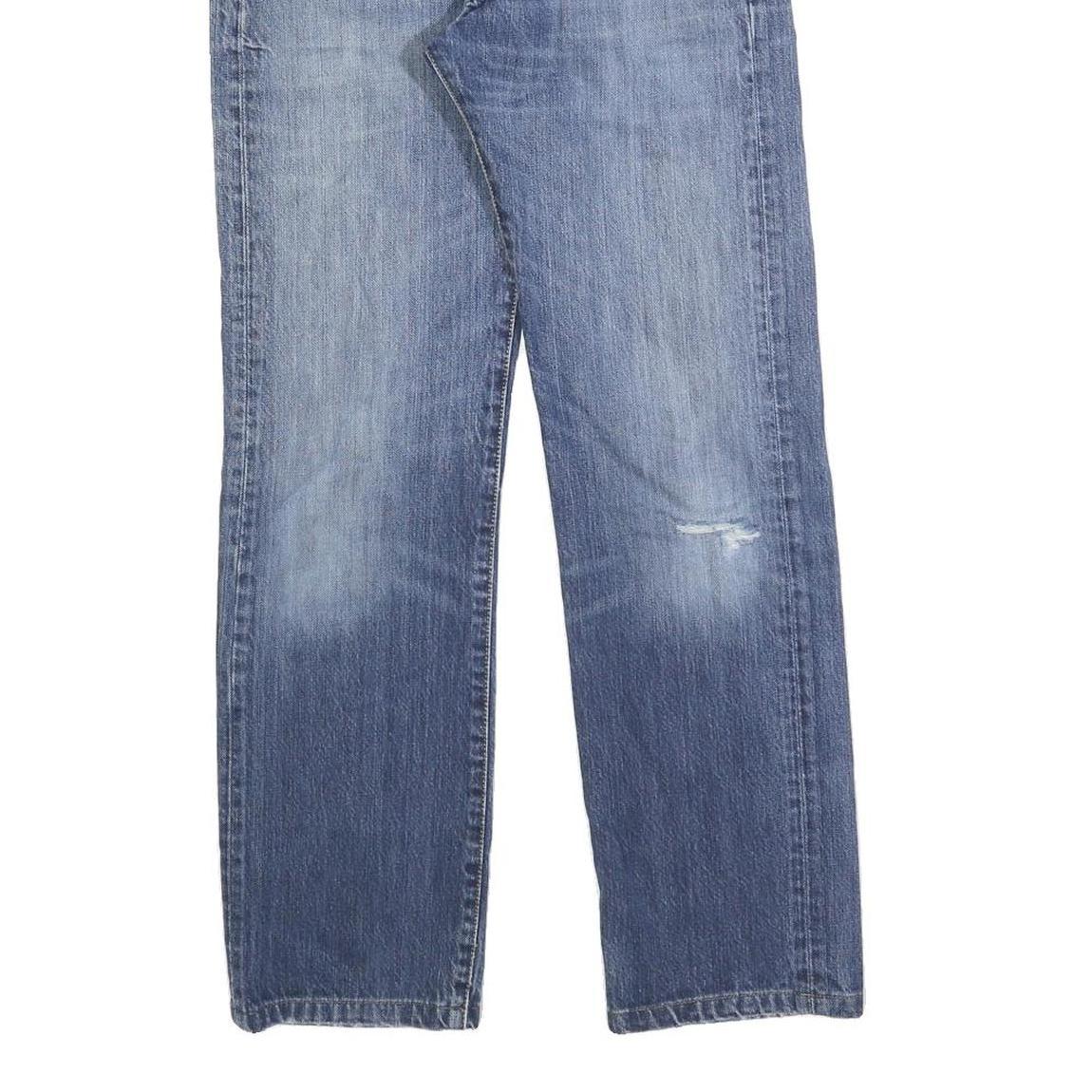 LEVI'S 501 Mens Jeans Blue Regular Straight Denim Medium W28 L28 Classic Button