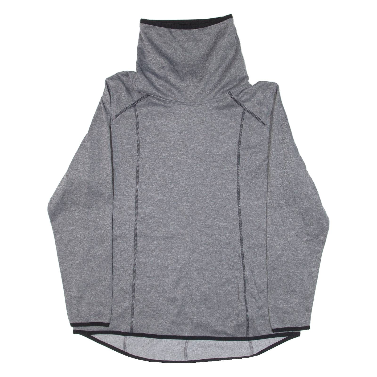 CHAMPION Womens Sweatshirt Grey High Neck XL