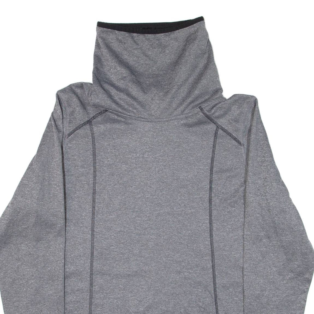 CHAMPION Womens Sweatshirt Grey High Neck XL