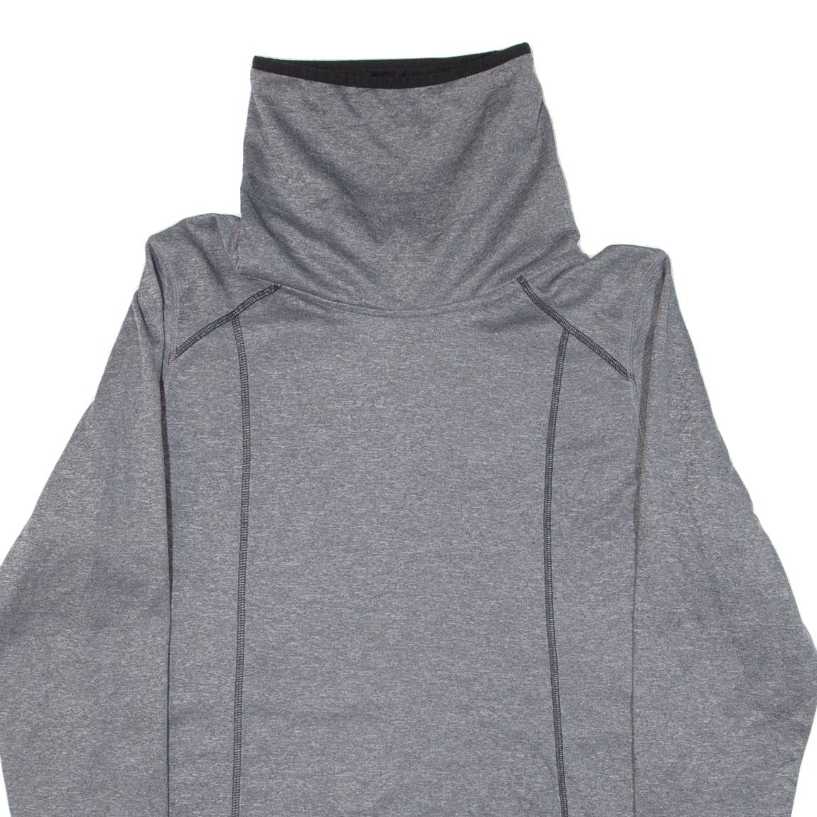 CHAMPION Womens Sweatshirt Grey High Neck XL