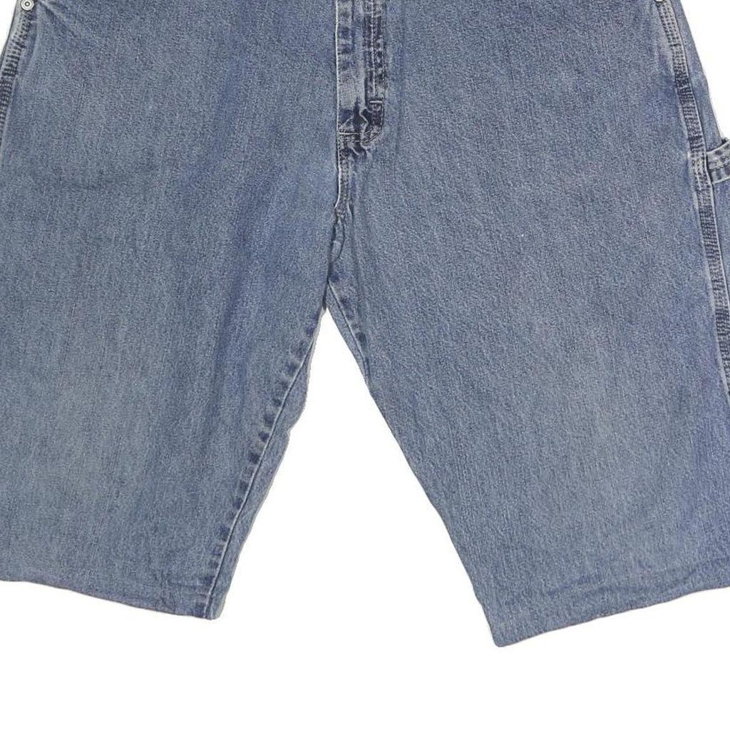 WRANGLER Mens Denim Blue Casual Shorts L W36 Cotton Relaxed Fit Pocketed