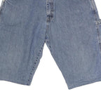 WRANGLER Mens Denim Blue Casual Shorts L W36 Cotton Relaxed Fit Pocketed