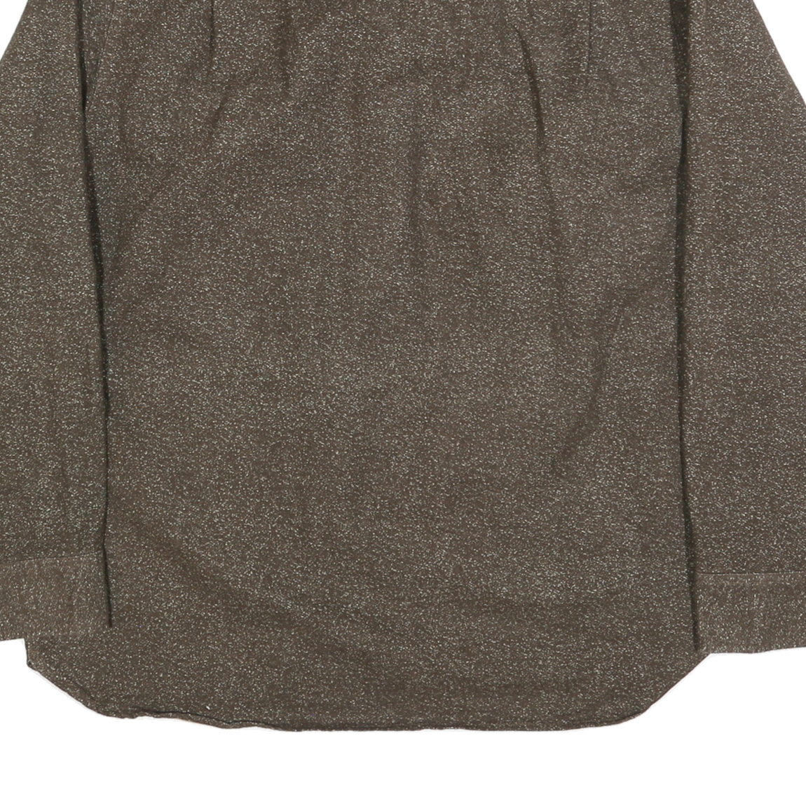 FREEDOM FOUNDARY Mens Brown Cotton Shirt L Button Front Chest Pockets Casual