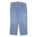 DICKIES Mens Jeans Blue Regular Straight Denim Medium W36 L30 Workwear