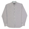 MASSIMO DUTTI Mens Shirt Red Check Long Sleeve L