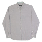 MASSIMO DUTTI Mens Shirt Red Check Long Sleeve L
