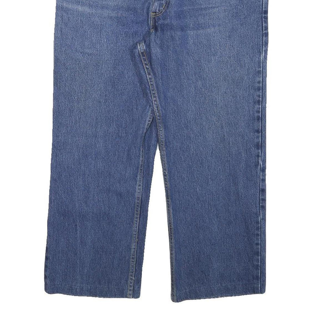 LEE Mens Jeans Blue Regular Straight Denim Medium W37 L25 Classic Cotton Blend