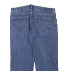 LEE Mens Jeans Blue Regular Straight Denim Medium W37 L25 Classic Cotton Blend