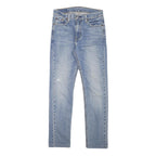 LEVI'S 510 Mens Jeans Blue Slim Skinny Denim Medium W28 L29 Slim Fit Zip