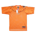 REEBOK Mens Orange BC Lions Graphic T-Shirt M Short Sleeve V-Neck Sportswear